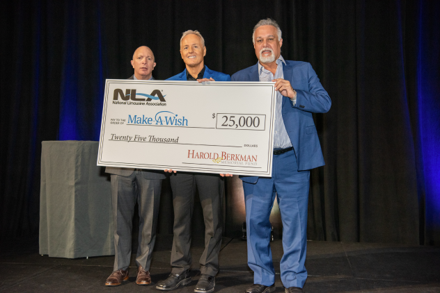 giant check for Make a Wish